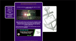 Desktop Screenshot of anchorbooksandtracts.com