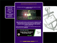Tablet Screenshot of anchorbooksandtracts.com